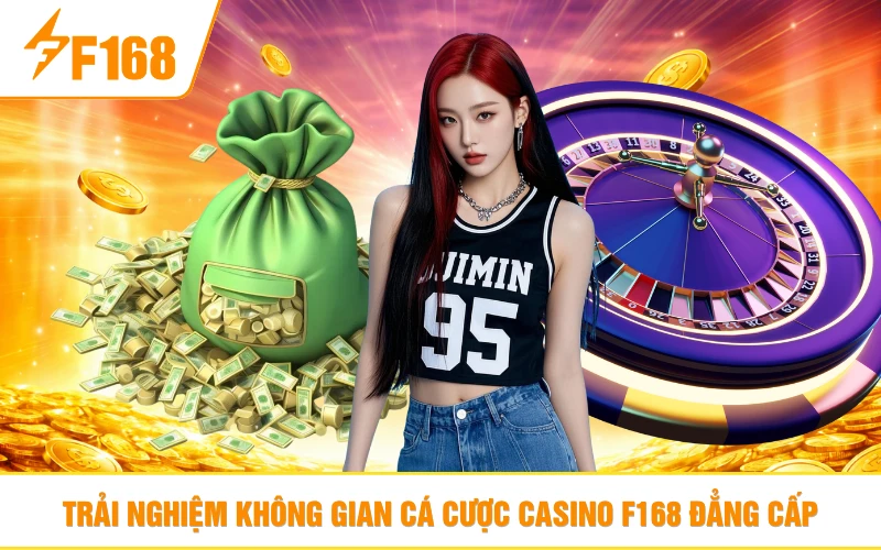 Trải nghiệm không gian cá cược casino F168 đẳng cấp